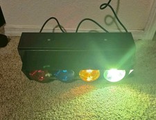 Chauvet Color Bank 4 Color Sound Activated Light CH-155 VTG DJ Equipment Video-S