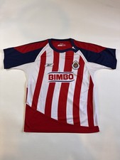 Camiseta de fútbol local Chivas 2007 2008 Omar Bravo talla M/L