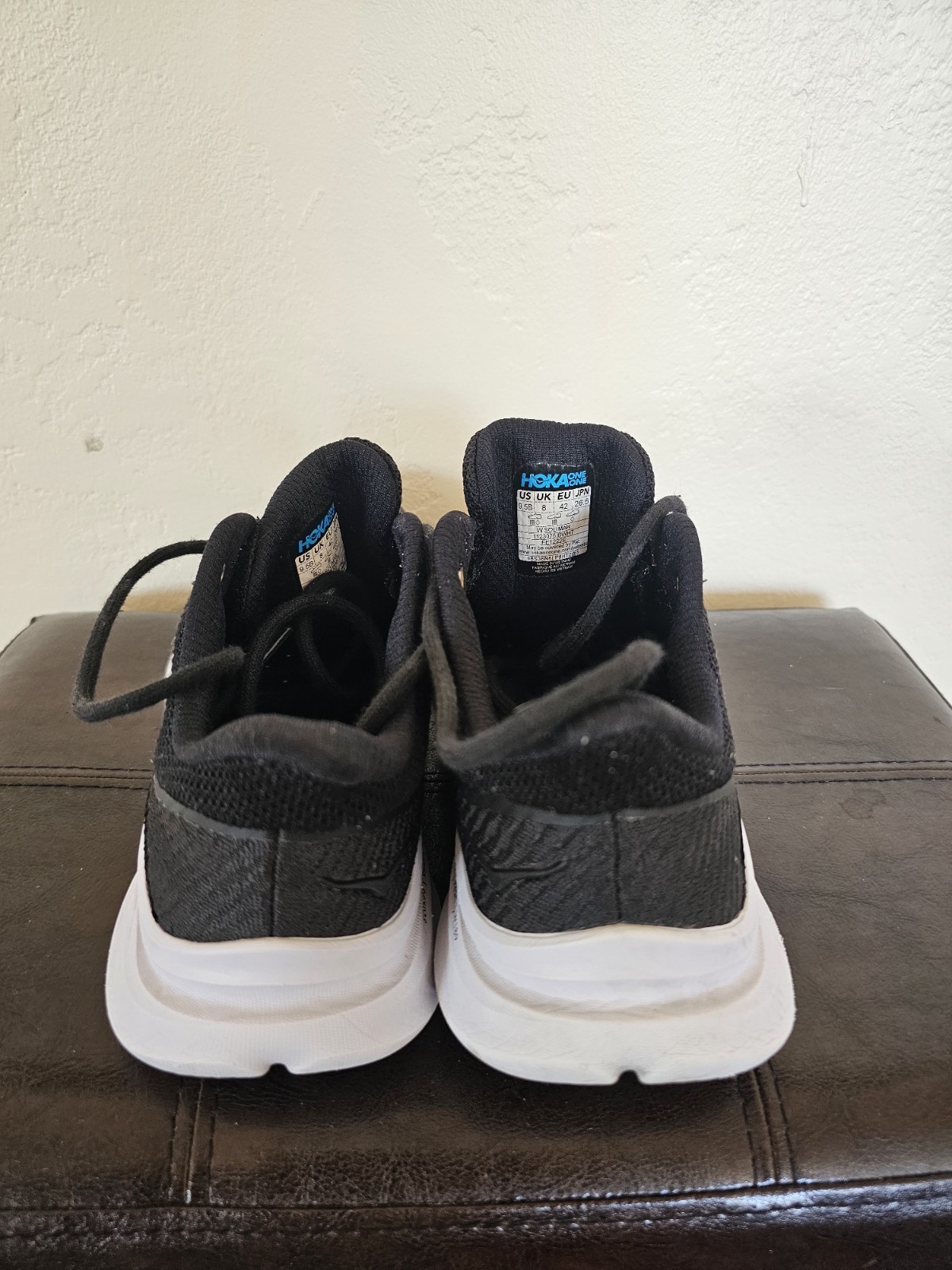 SAOLA Scarpe sneakers HOKA Solimar nere da corsa outdoor taglia EU 42 US 9 5 B