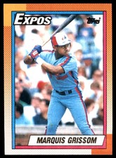 Marquis Grissom 1990 Topps #714 Expos MLB READ FREE SHIPPING AutographDen