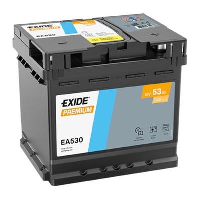 Exide EA530 Premium Carbon Boost 53Ah Autobatterie 12V Starterbatterie Batterie