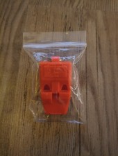 Laute coole Pfeife DLRG Pfeife ACME Tornado 2000 Farbe Orange Neu 