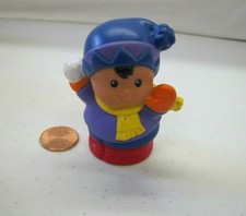 Figura Fisher Price Little People Snowball Boy Invierno Navidad Vacaciones 1998