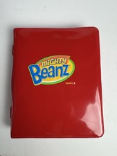 Vintage Mighty Beanz Series 2 Case With 46 Beanz Some Dupes Beans