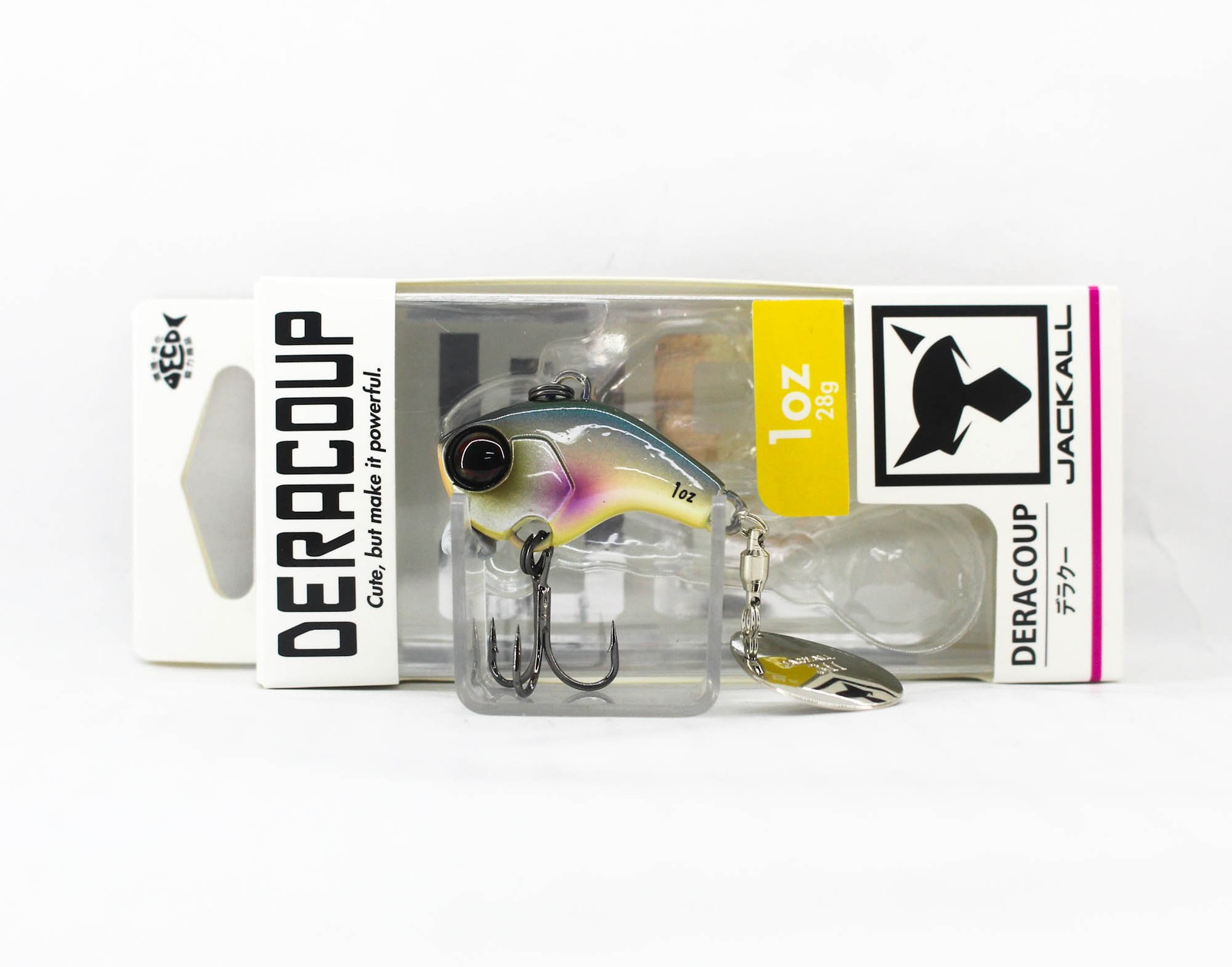 Jackall Deracoup 1 oz Spin Tail Sinking Lure Sweet Pearl Fish (6062)