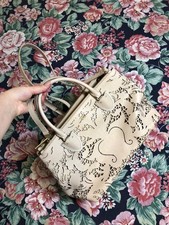 Borsa Roberto Cavalli vintage anni 90 lusso in pelle di vitello Made in Italy