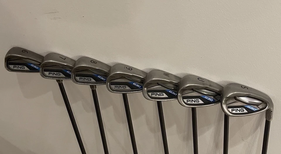 PING G30 Satz 6-SW + UW Graphit-Schaft Senior-Flex Sehr Guten Zustand - Bild 2 von 4