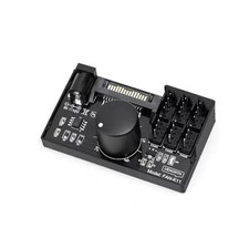 12V 4 Pin PWM Fan Controller 6 Fans Supported, 4-Pin PC Fan Speed Controller