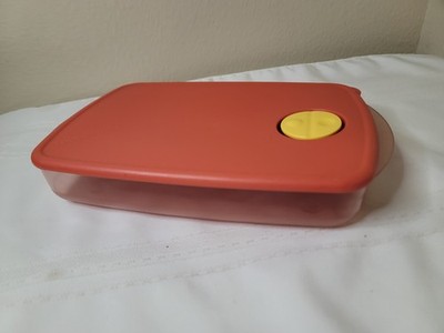 Tupperware Microwave Reheatable, #3381A-2, ORANGE USA