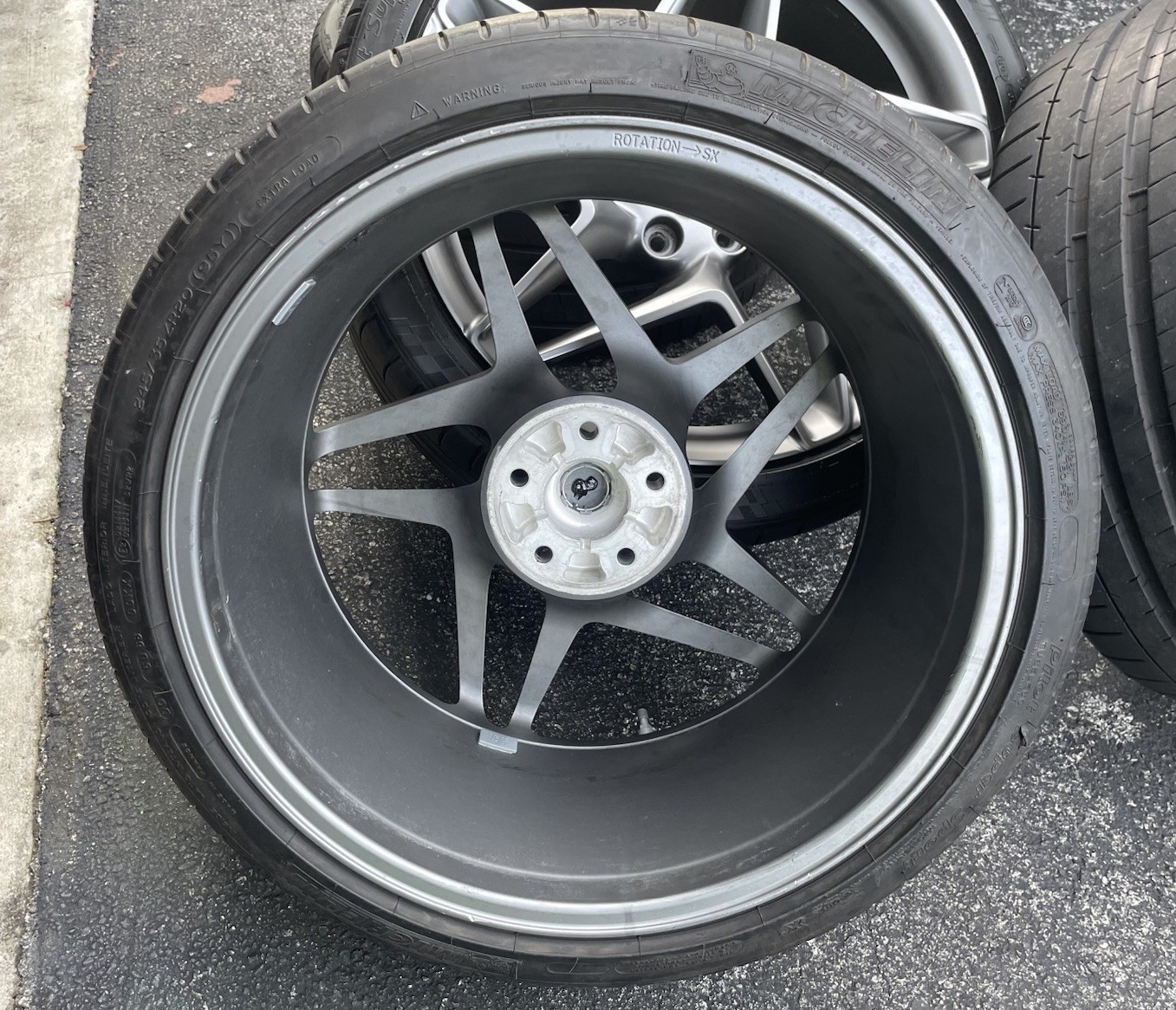 OEM 20" FERRARI F8 Wheels Rims MICHELIN Tires 488 Tributo Factory OEM Genuine