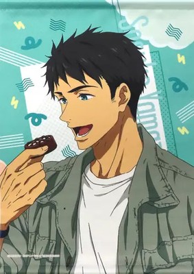 Yamazaki Sousuke A3 Wandteppich-frei! Theaterversion Wanddeko Polyester