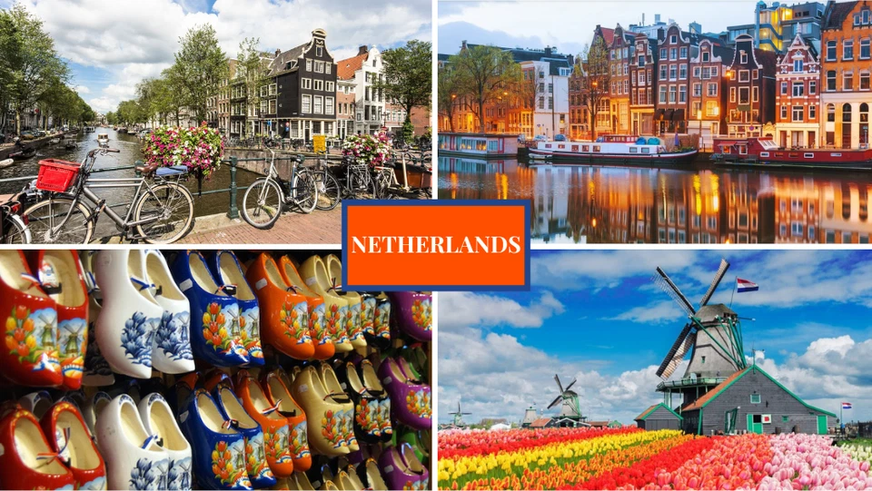 Netherlands Amsterdam Fridge Magnet Travel Souvenir Gift Windmills Tulips Clogs
