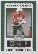 2019 Panini Contenders Draft Picks Season Ticket Jerry Rice #46 HOF 0rb