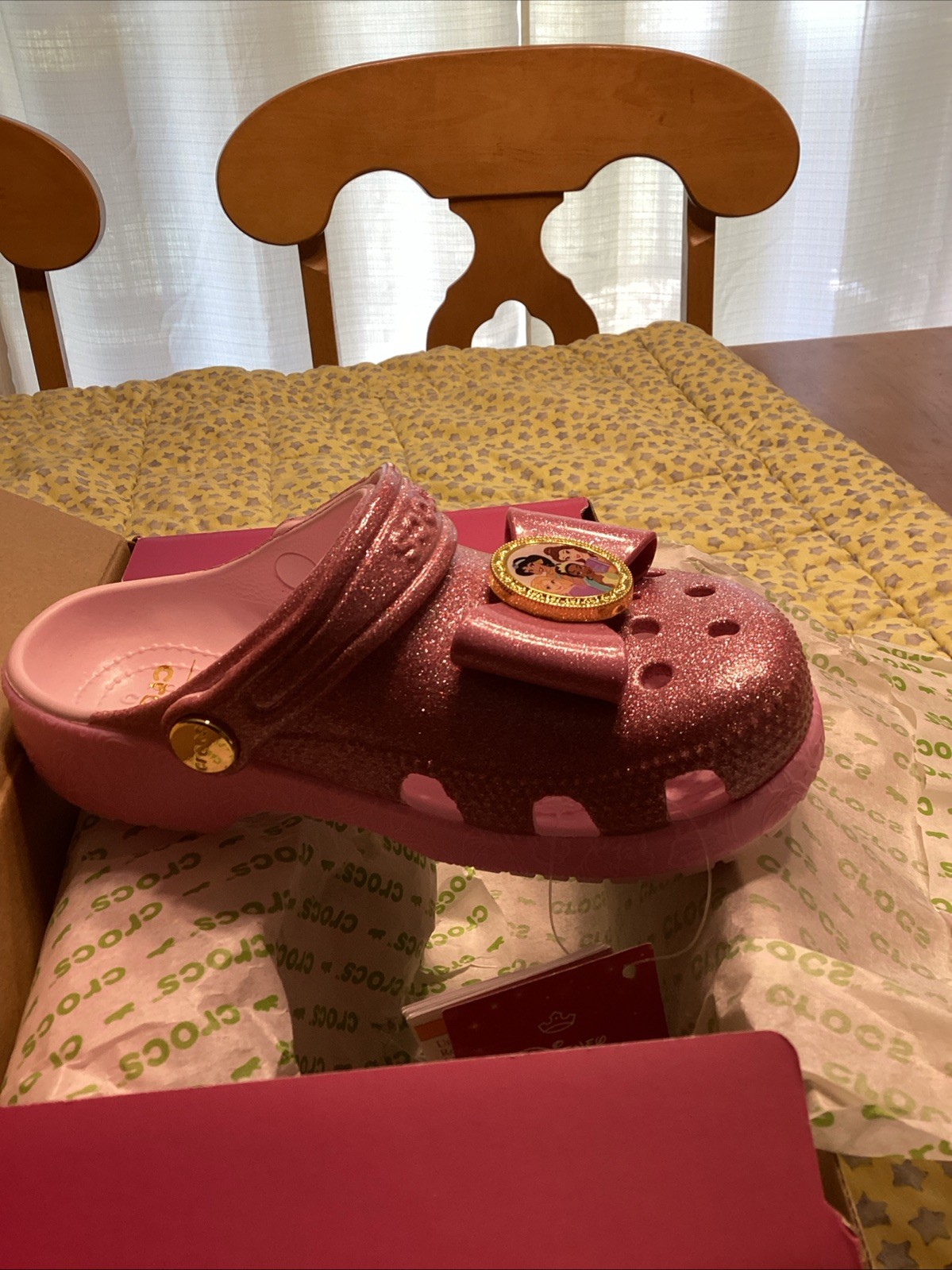 Crocs Disney Princess Clogs For Kids Children’s 13 Brand New