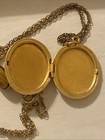 Vintage 12 KT Gold Filled Locket and Screw Back Earrings Set — photo 5
