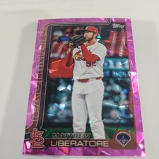 2025 Topps Update Series - Matthew Liberatore #US185 Pink Diamante Foil