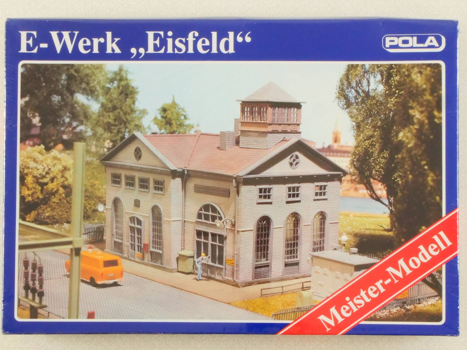 Pola 617 E-Werk Eisfeld Building Set H0 Gauge OVP Sealed