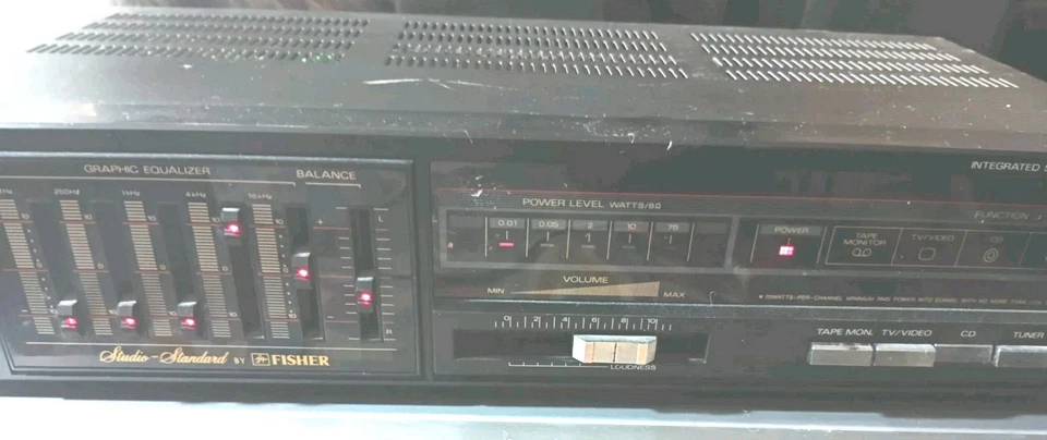 Amplificador estéreo integrado vintage FISHER CA-235 potencia probado y funcionando Foto 2 de 4