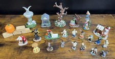 Lot of 22 Lemax Spooky Town Halloween Village Accessories Figures Zombie Witch