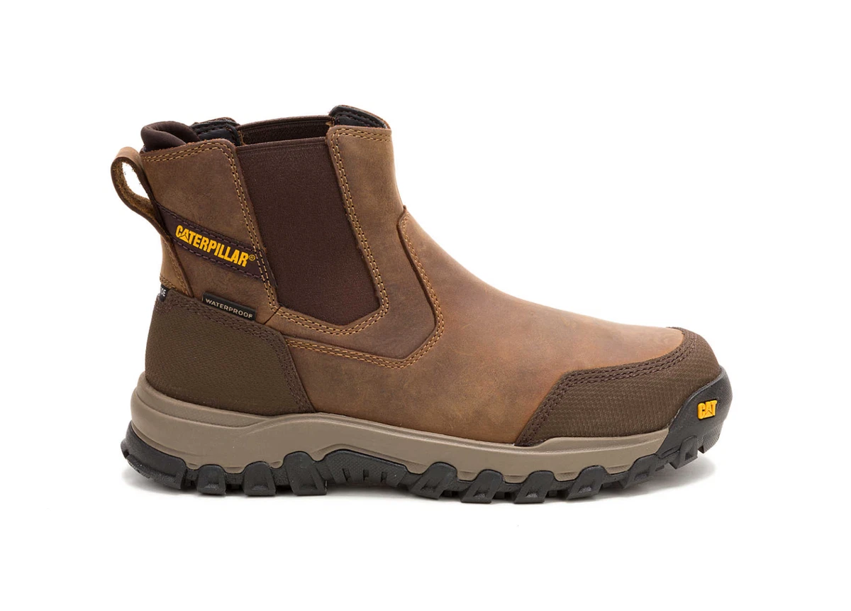 CAT Wheelbase Steel Toe Leather Chelsea Work Boots Mens 11 USA Brown Revive Tech Footwear - Chelsea Work Boots | CAT Footwear main image 4