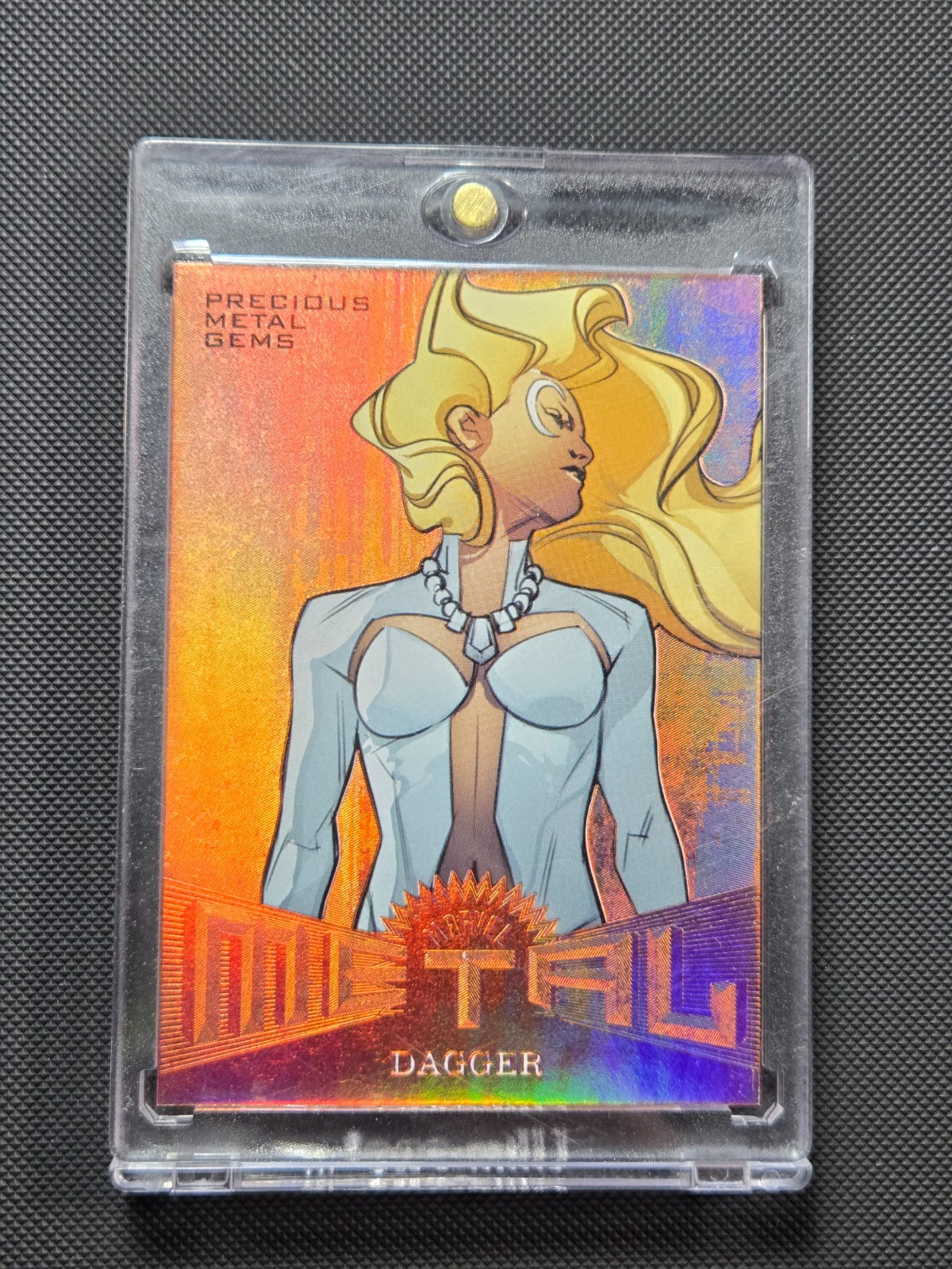 2017 Fleer Ultra Marvel Spider-Man Metal PMG Bronze #/199 Dagger #MM16 