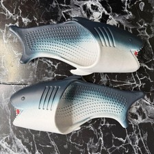 Shark Fish Slippers Slides Sandals EVA Non Slip Shower Beach Shoes Size 44-45