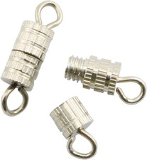 Barrel Screw Clasps 50PCS Silver Screw Barrel Jewelry Necklace Bracelet Clasps C