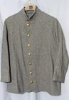 Confederate Grey Wool Sack Coat  - Virginia State Seal Buttons - XL