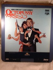James Bond 007 Octopussy CED Capacitance Electronic Disc Video Disc Movie