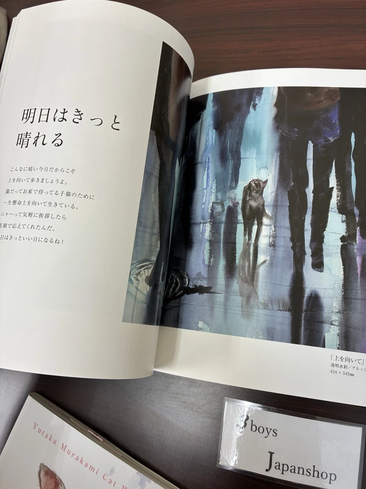 Yutaka Murakami Cat Watercolor How to Painting Guide Book from Japan - Image 4 of 4