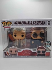 Funko Pop! Good Omens Aziraphale & Crowley 2-Pack Specialty Series Vaulted New