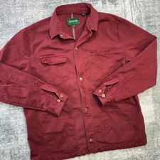 Orvis Chore Jacket Mens Large Red Micro Cordu...