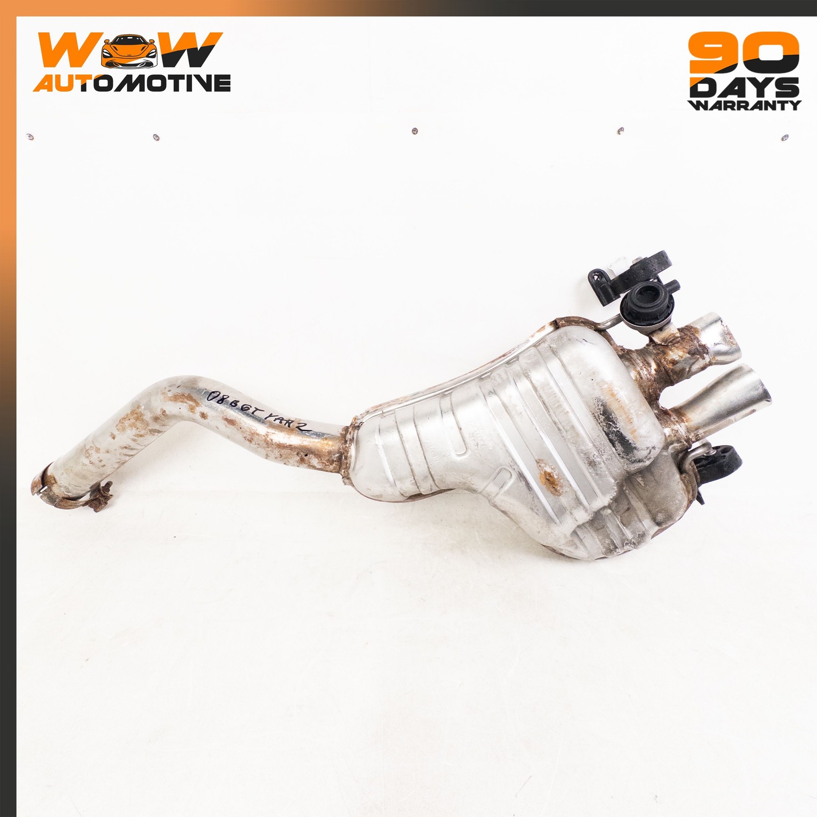 04-13 BENTLEY CONTINENTAL GTC GT REAR RIGHT EXHAUST MUFFLER ASSEMBLY OEM