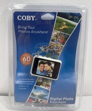 Coby DP  161 Digital Photo Keychain New Sealed 1.5  LCD- Retro Gadget Gift