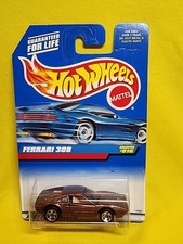 1998 Hot Wheels Ferrari 308 In Brown Collector 816 NOS J
