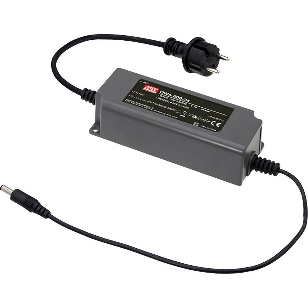 Mean Well OWA-60E-24 Alimentatore da tavolo tensione fissa 24 V/DC 2.5 A 60 W