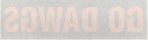 VTG University of Washington Huskies Go Dawgs Purple and Gold 3"x11" Decal  - Picture 2 of 2