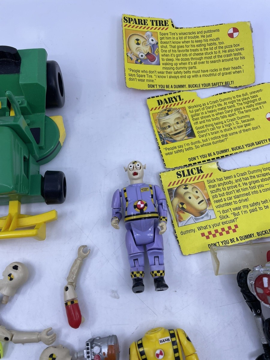 Vintage Crash Test Dummies Pieces & Parts Lot Lawn Mower L3