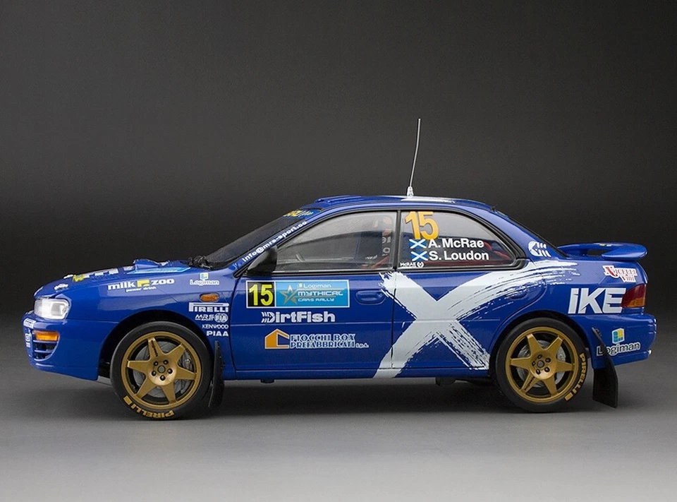 Sunstar 1/18 Subaru 555 #15 Alister Mcrae / Stuart Loudon-Mythical Auto - Immagine 2 di 4