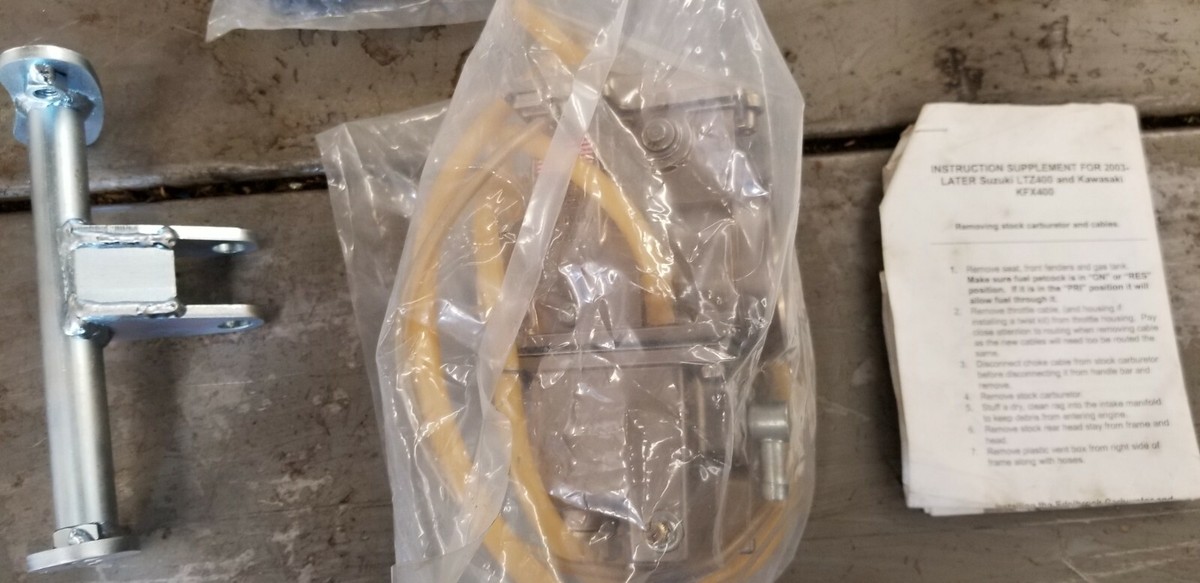 Suzuki Ltz KFX 400 Quik Silver Edelbrock carburetor | eBay