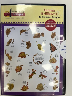 Amazing Designs Embroidery Software Autumn Brilliance I