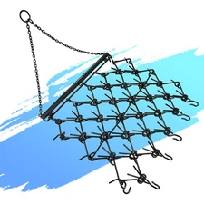 Drag Harrow 4 x 4 FT 3/8" Tines For ATV UTV Lawn Tractors Leveling Landscapes