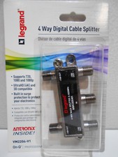 Legrand - On-Q VM2204-V1 4 Way Digital Cable Splitter Professional Grade