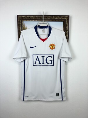 Manchester United Away football shirt 2008 Soccer Nike Jersey Mens