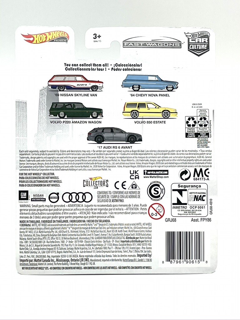 2021 Hot Wheels Premium Car Culture Fast Wagons '69 Nissan Skyline