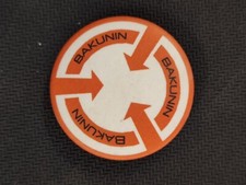 Infinity Miniature Game - Faction Pin: Bakunin Jurisdictional Command
