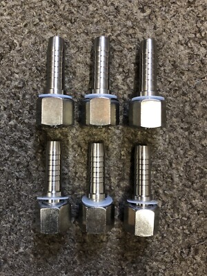 SFI10-38, 3/8'' BSP FEM SW X 3/8'' SCHLAUSCHWANZ ST/STAHL, x 6 Stück