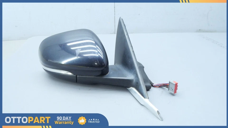 Espejo retrovisor eléctrico Jaguar XF XFR XFR-S 2011-2015 puerta delantera derecha negro OEM Foto 3 de 4