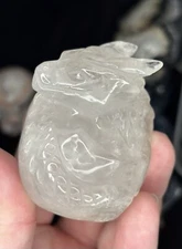 Clear Quartz Baby/Hatching Dragon Egg
