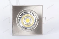 COB 3w SQUARE RECESSED LED SPOTLIGHT 120° WARM WHITE WARM GU10 220v